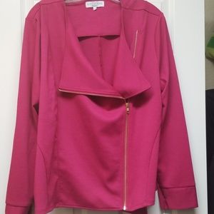 New Fuchsia Moto Blazer